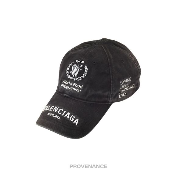 🔴 Balenciaga WFP World Food Programme Cap - Washed Black - Picture 2 of 10